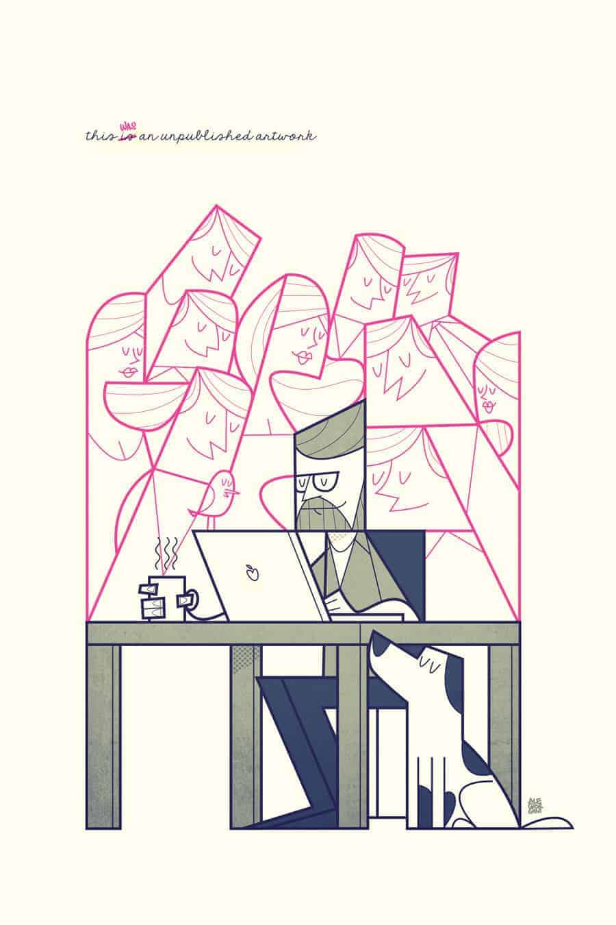 Ale Giorgini interview - italian illustrator - love