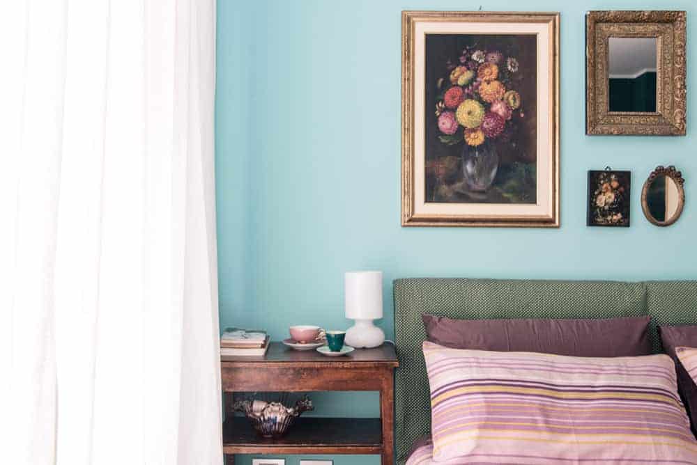 tiffany and green bedroom, elegant and sophisticated