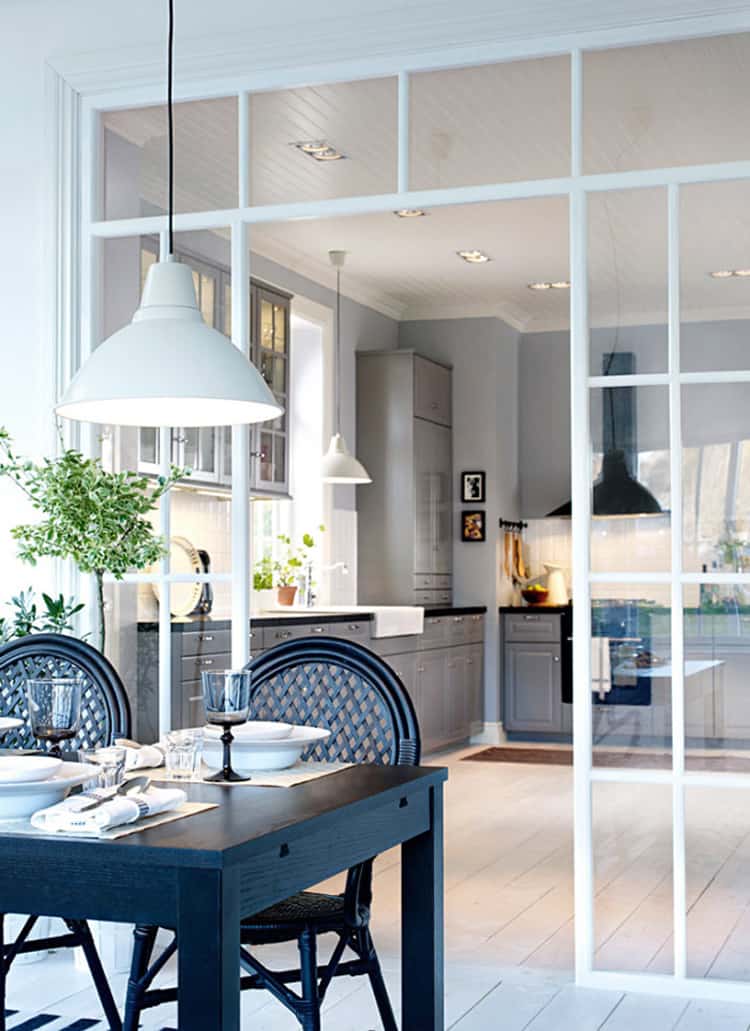 Parete Vetrata Tra Cucina E Salotto Unprogetto Progettazione E Arredamento Di Interni