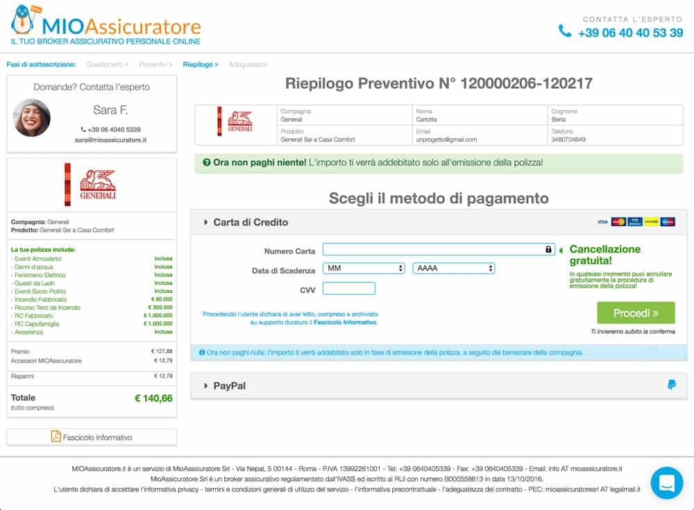 Polizza casa migliore Assicurazione online