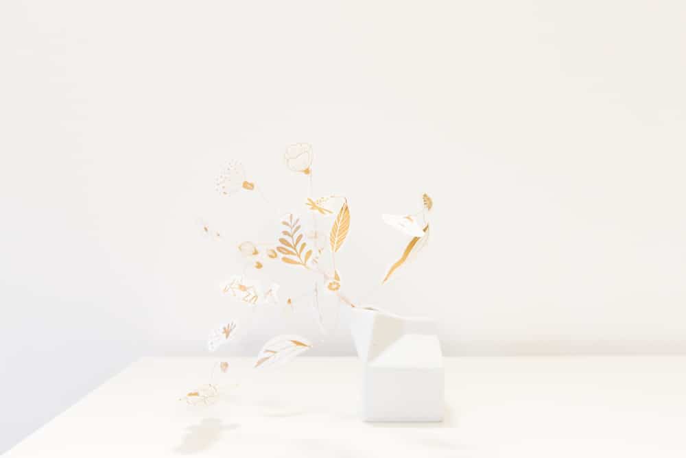 Bouquet transportable idea regalo di carta