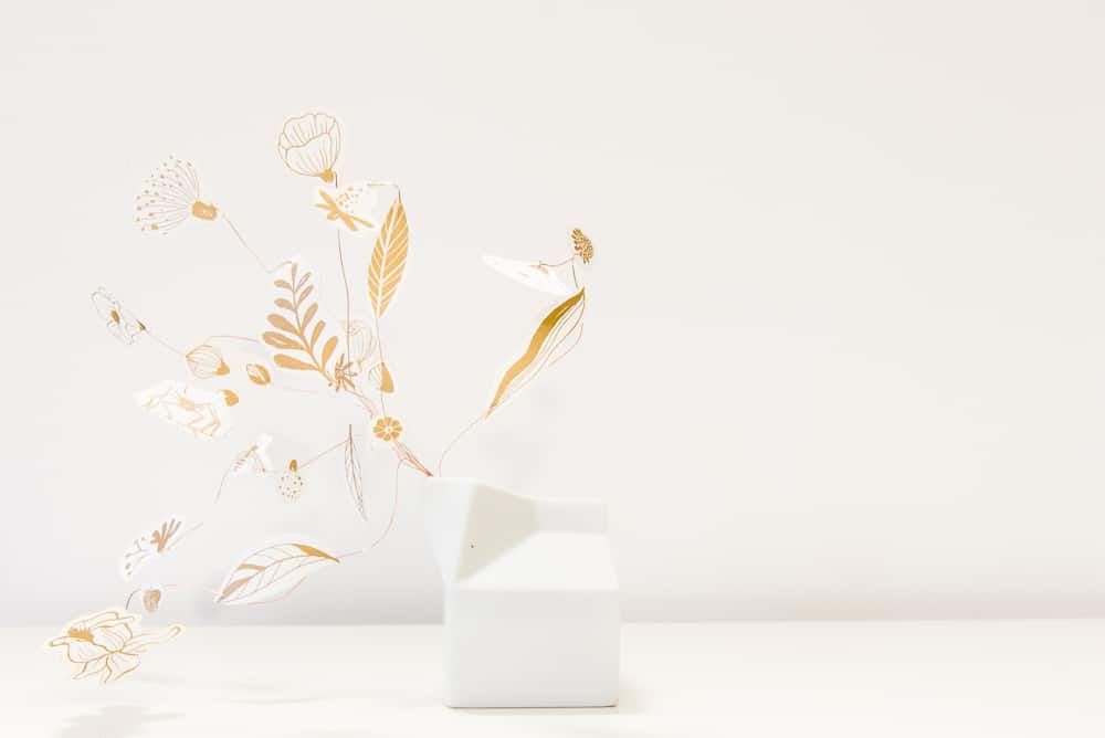 Bouquet transportable idea regalo di carta
