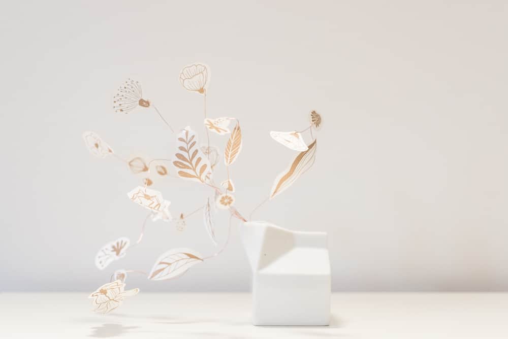 Bouquet transportable idea regalo di carta