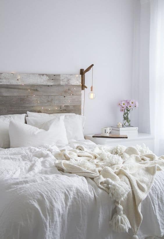 camera da letto bianca total white interior design inspiration