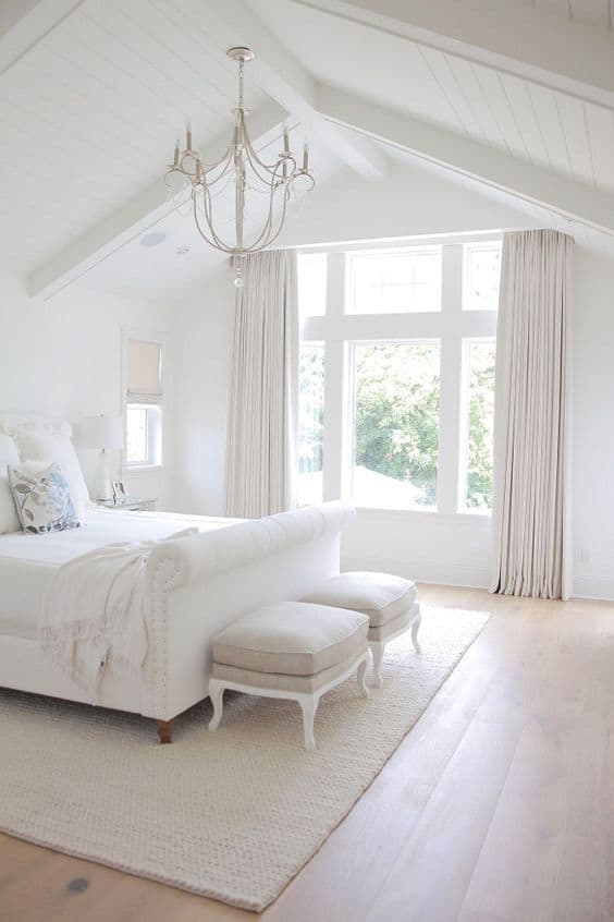 total white bedroom interior design inspiration