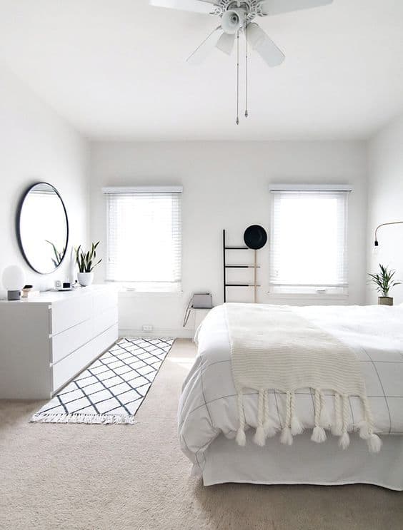 total white bedroom interior design inspiration