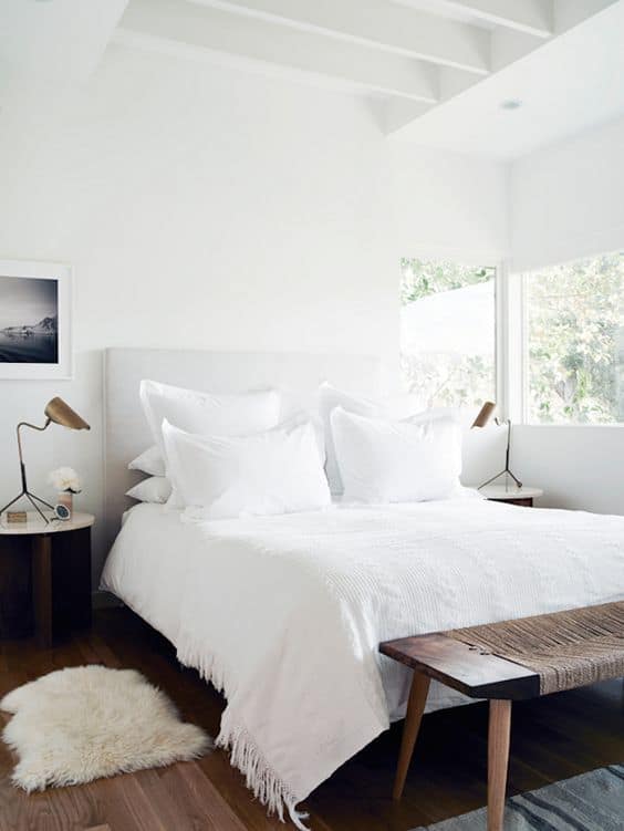 total white bedroom interior design inspiration