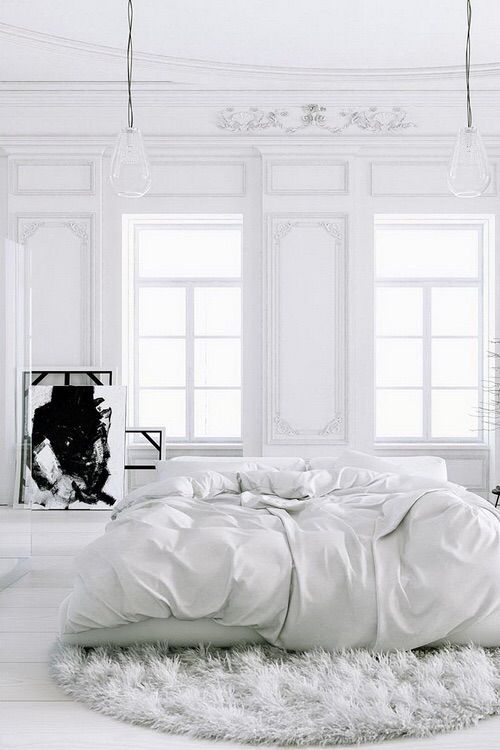total white bedroom interior design inspiration