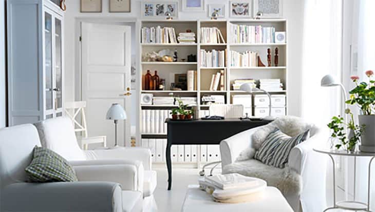 storia billy ikea libreria styling