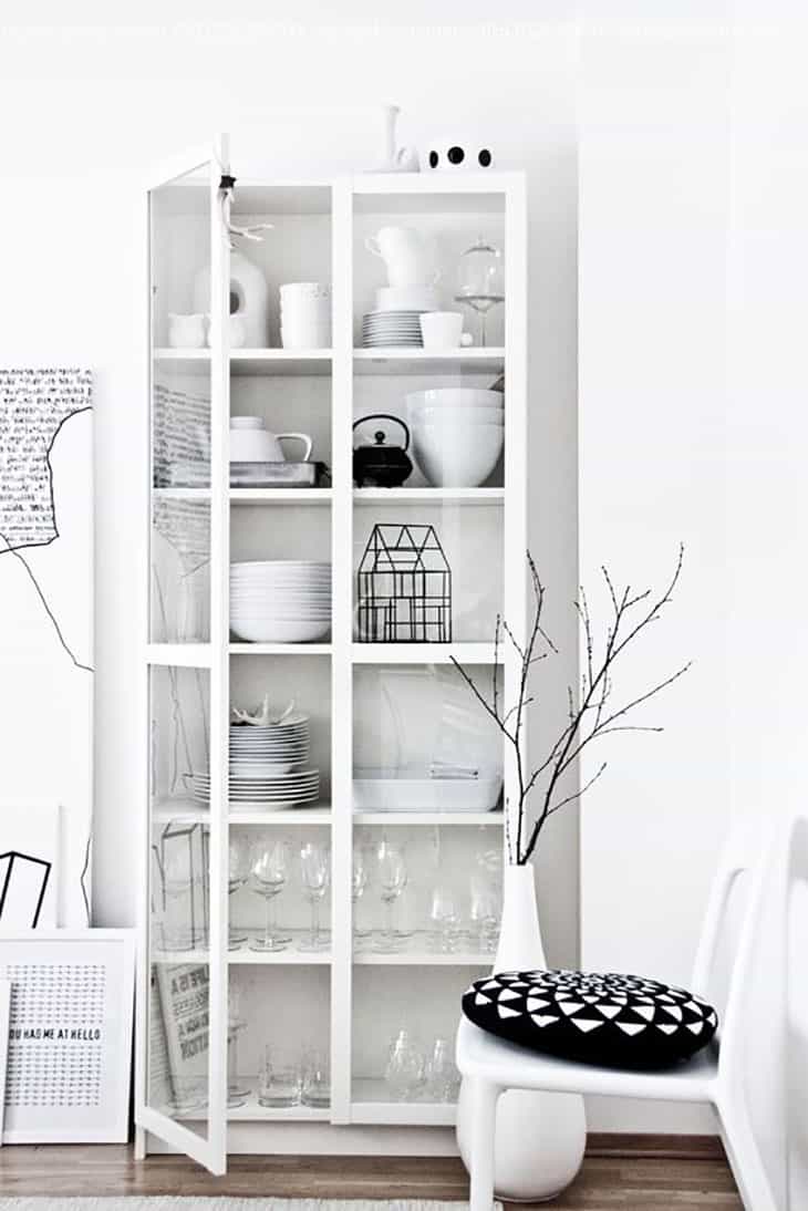 storia billy ikea libreria styling