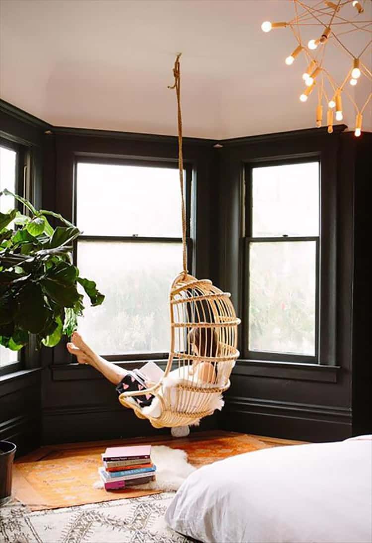 Design hanging chair inspo