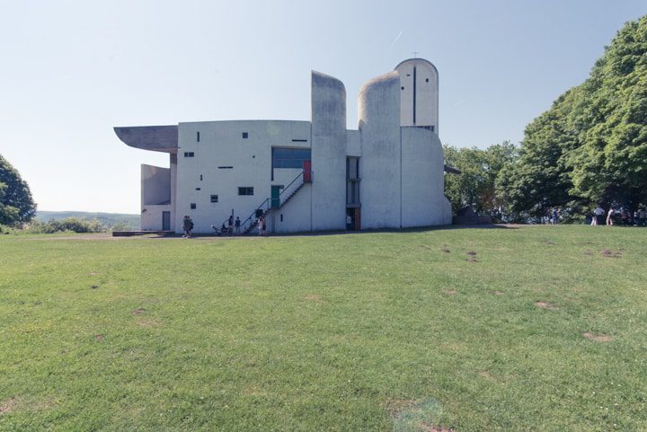 Ronchamp chiesa Le Corbusier e Renzo Piano