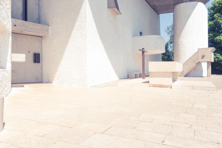 Ronchamp chiesa Le Corbusier e Renzo Piano