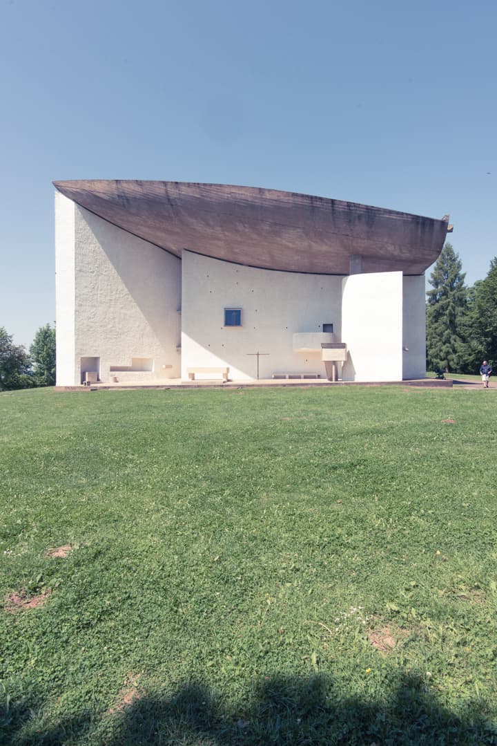 Ronchamp chiesa Le Corbusier e Renzo Piano