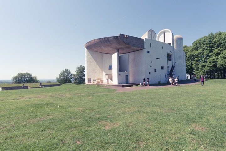 Ronchamp chiesa Le Corbusier e Renzo Piano