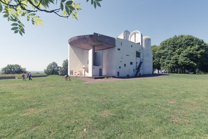 Ronchamp chiesa Le Corbusier e Renzo Piano