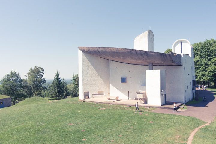 Ronchamp chiesa Le Corbusier e Renzo Piano