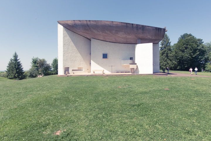 Ronchamp chiesa Le Corbusier e Renzo Piano