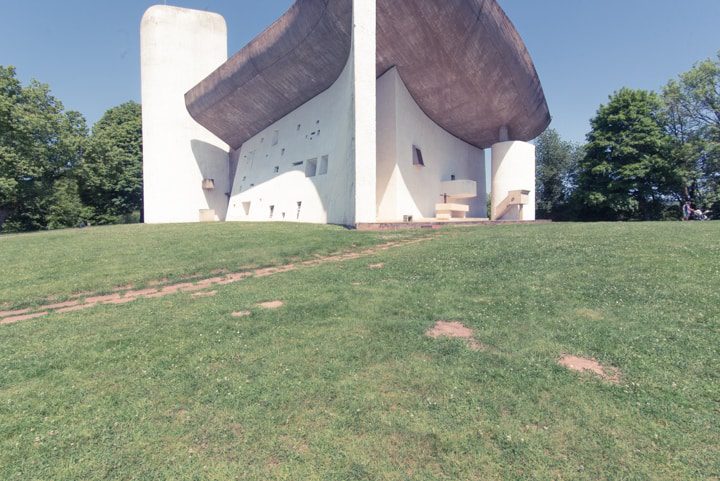 Ronchamp chiesa Le Corbusier e Renzo Piano