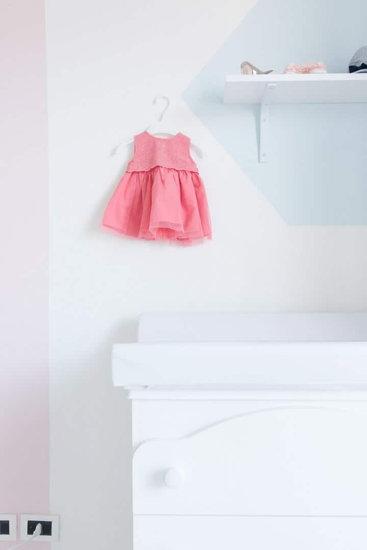 progetto di una cameretta per una bimba neonata