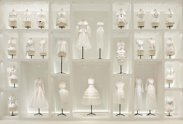 mostra Dior Parigi progetto allestimento