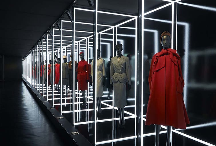 Dior Paris set up exhibition