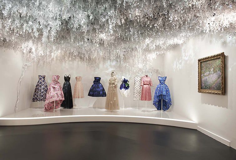 mostra Dior Parigi progetto allestimento