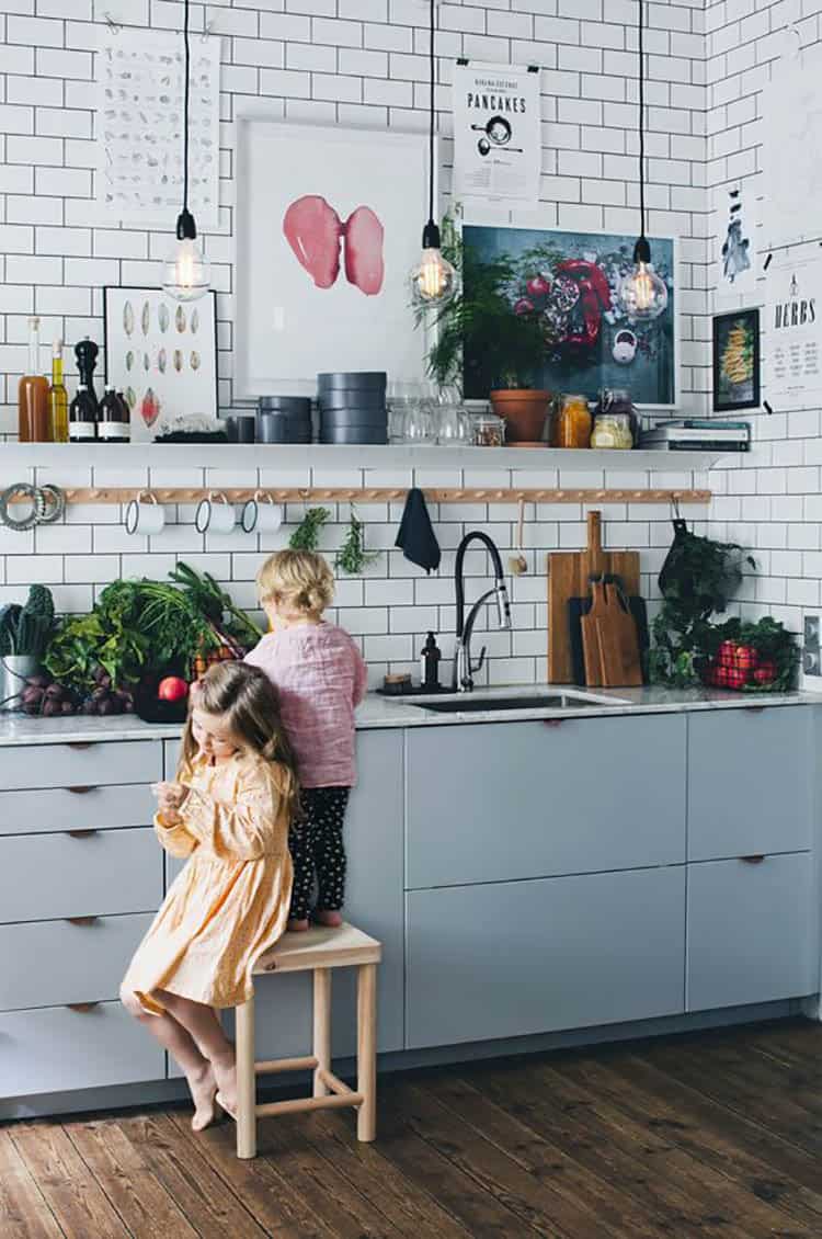 Open kitchen how to design kitchen with shelves