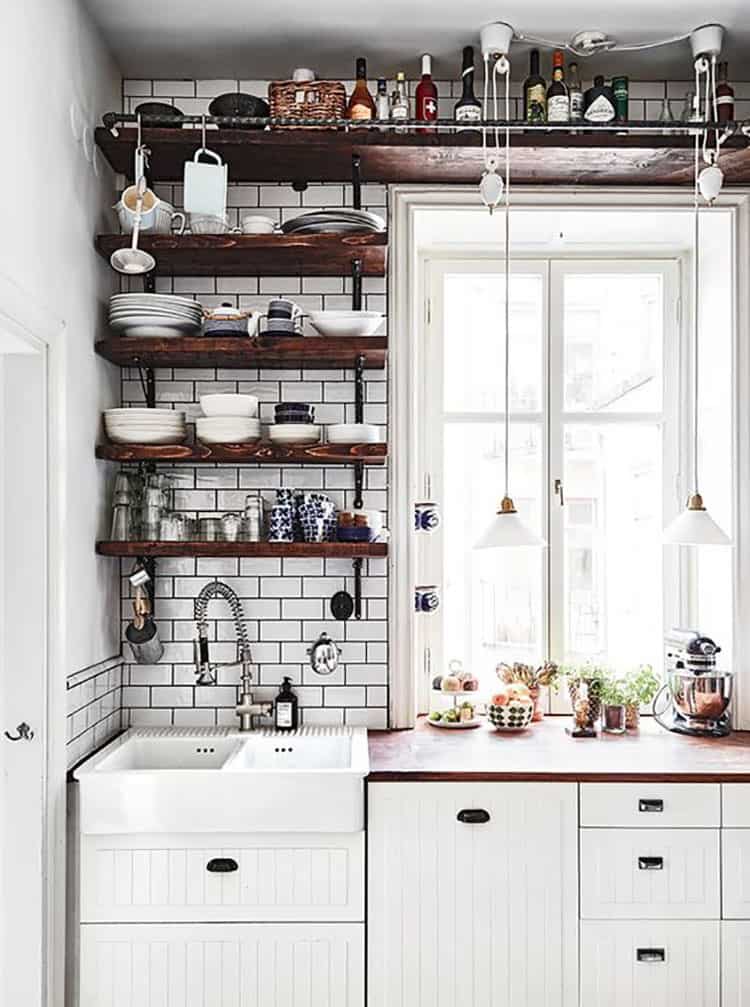 Open kitchen how to design kitchen with shelves