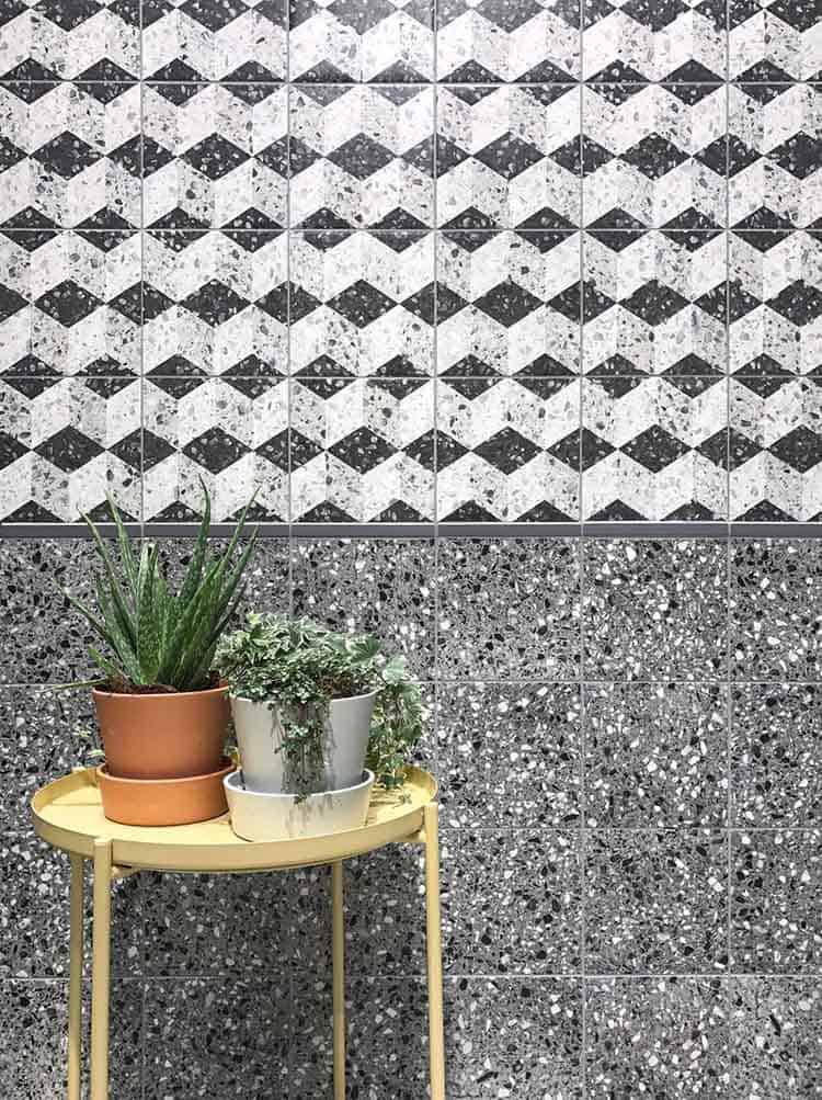 piastrelle effetto terrazzo Trend Cersaie 2017 interior ceramica Venezia CIR