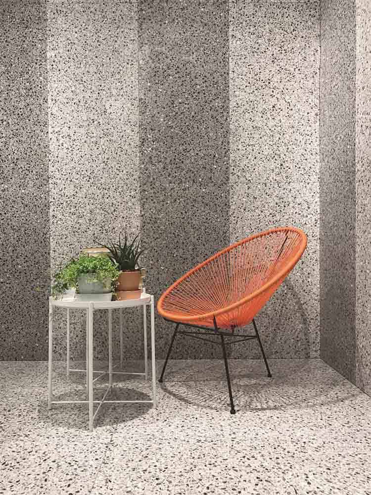 piastrelle effetto terrazzo Trend Cersaie 2017 interior ceramica Venezia CIR