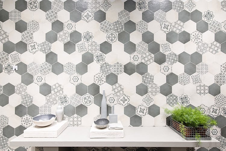 piastrelle effetto cera polvere Trend Cersaie 2017 interior ceramica