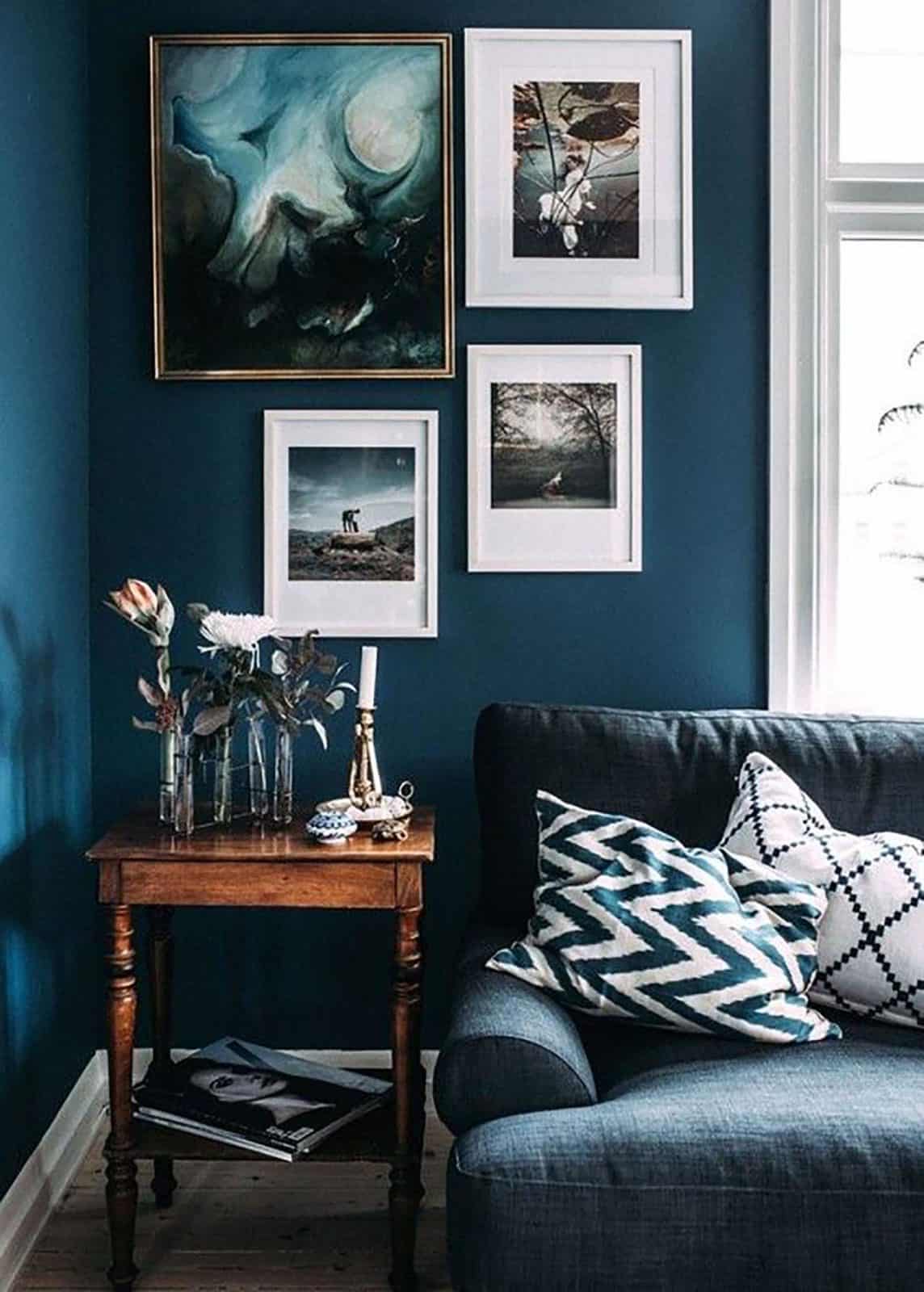 blue interiors blue living room midnight blue