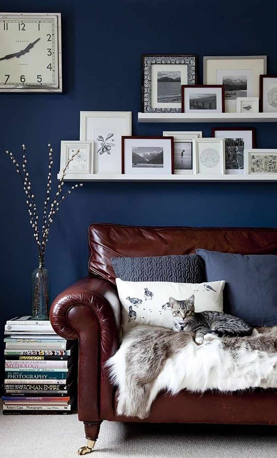 blue interiors blue living room midnight blue