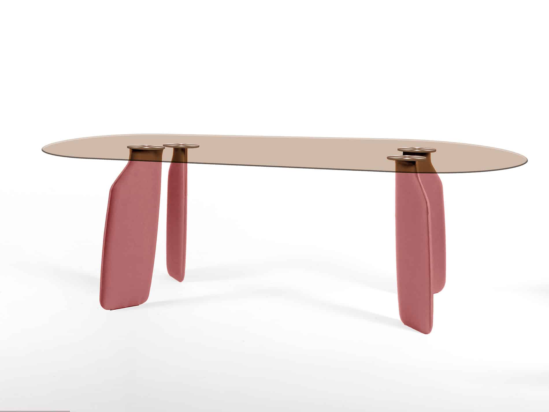 rosa interior trend 2018 tavolo gambe rosa design dante