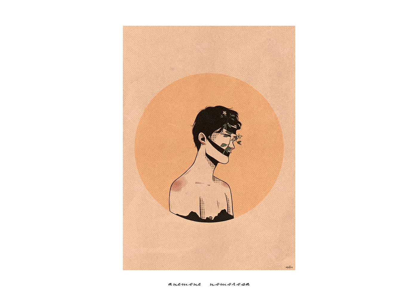 Interview Malva Turin illustration Flora
