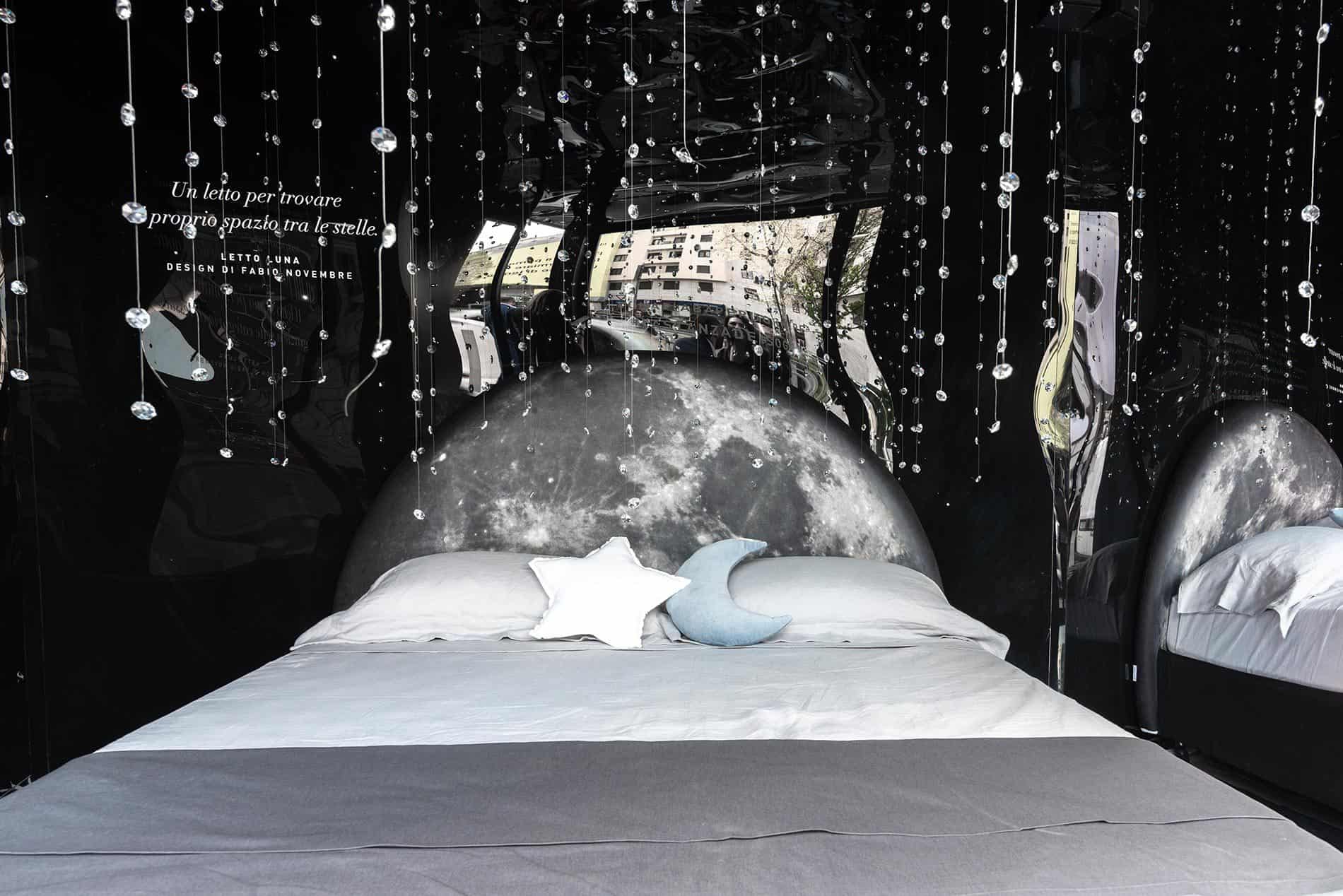 letti di design economici per dormire luna