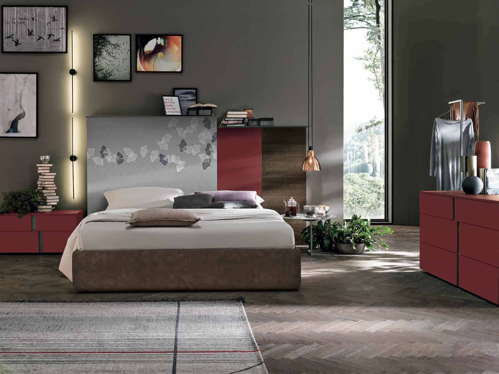 letti design con testiere originali