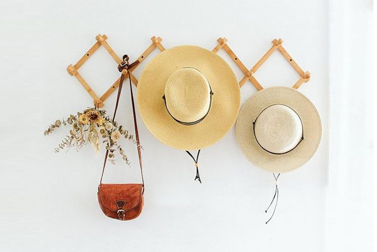 Interior Furnishing With Straw Hats Unprogetto Progettazione