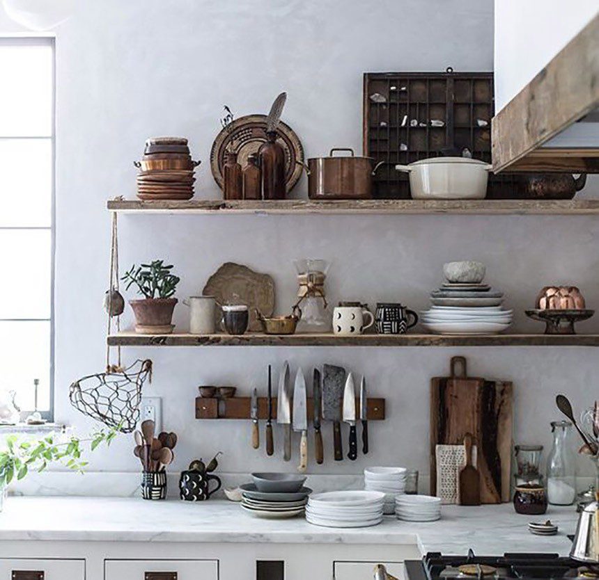 decluttering cucina living interior