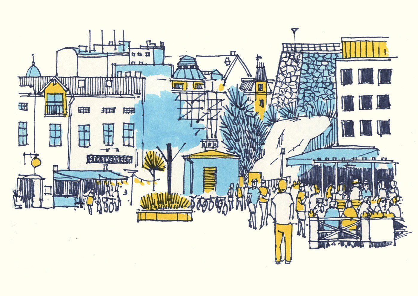 sketchbook Daniel Spacek Sweden illustration