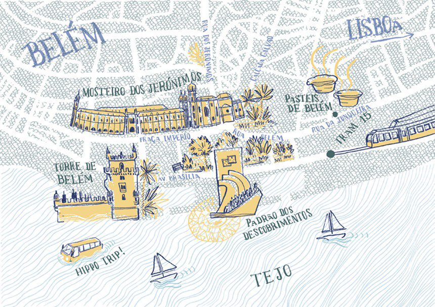 sketchbook Carnet de Voyage Sara Menetti Lisboa illustrazione