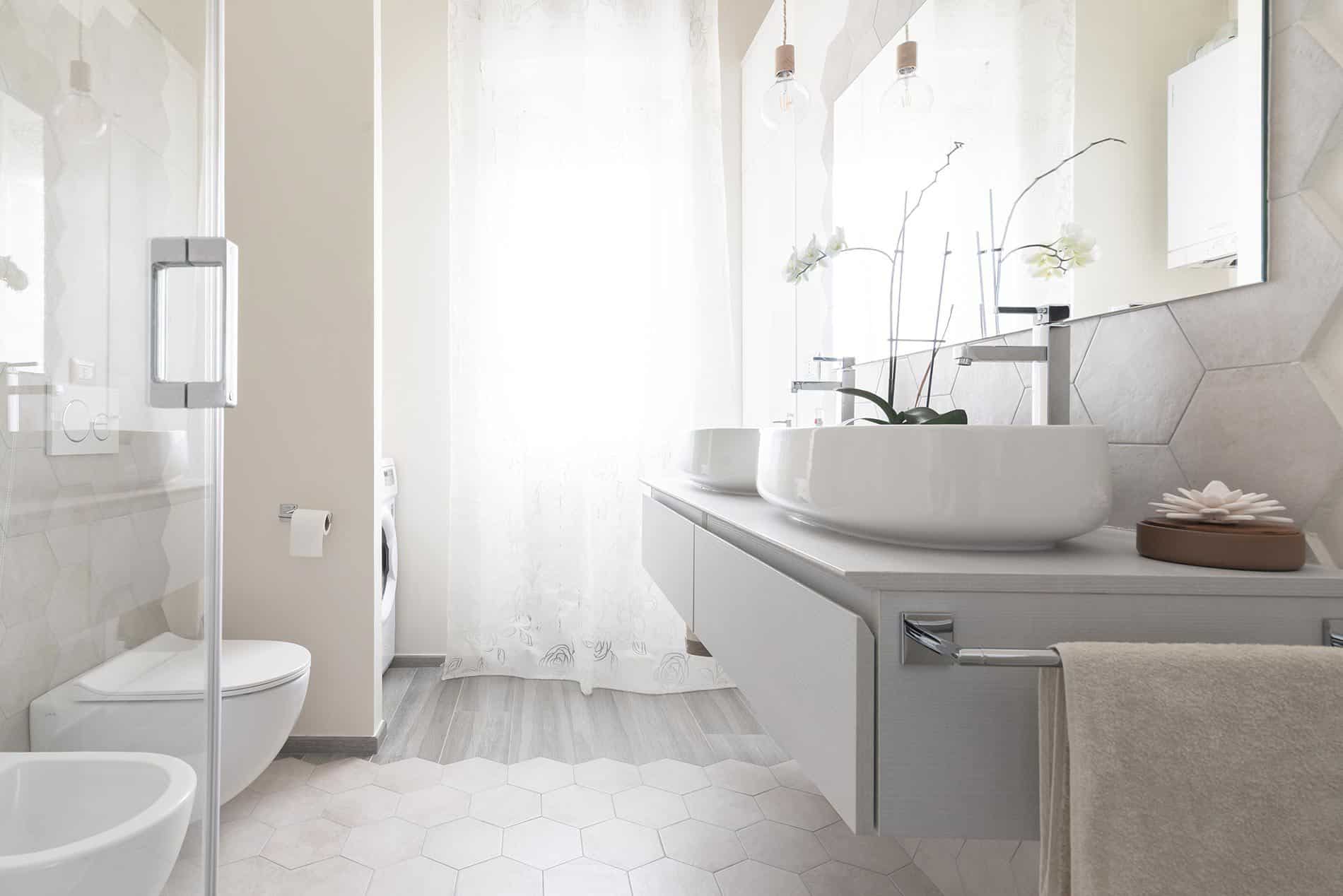 unprogetto portfolio idee bagno originale di design