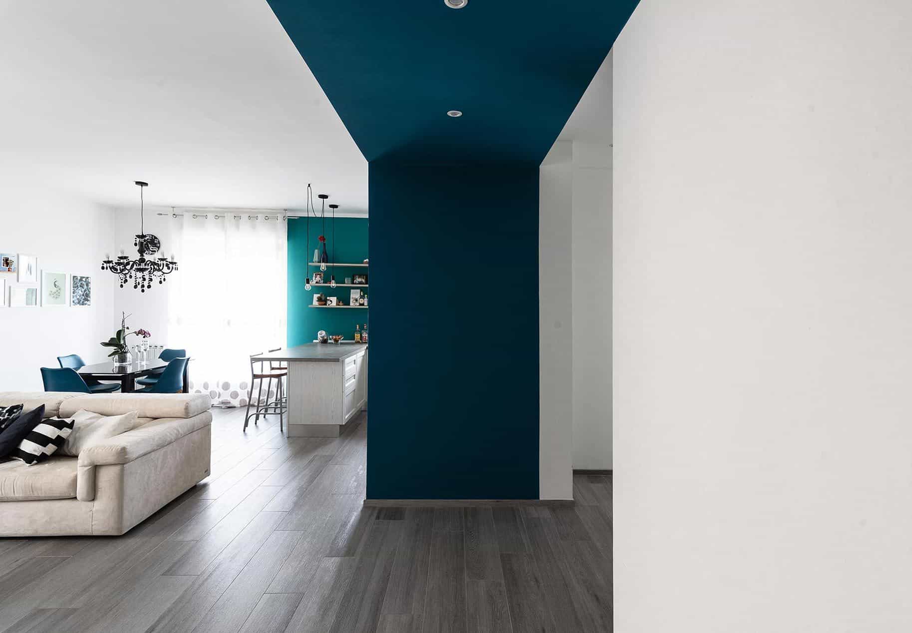 idea ingresso colore verde petrolio