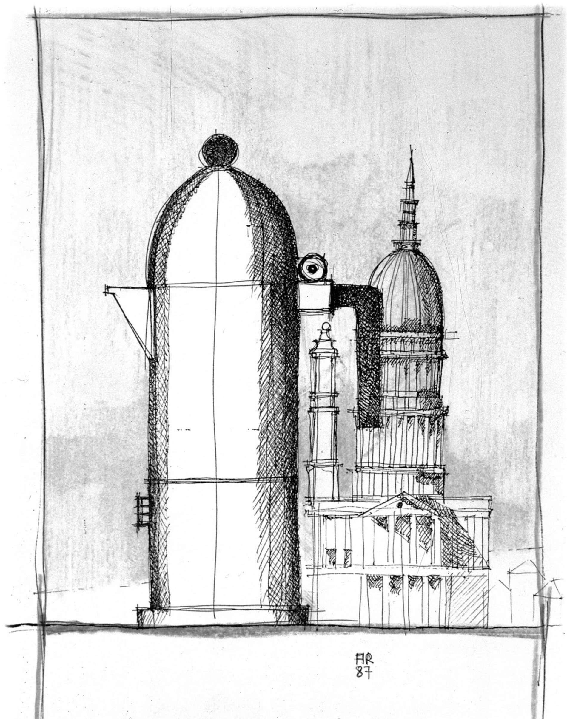Cupola Aldo Rossi sketch