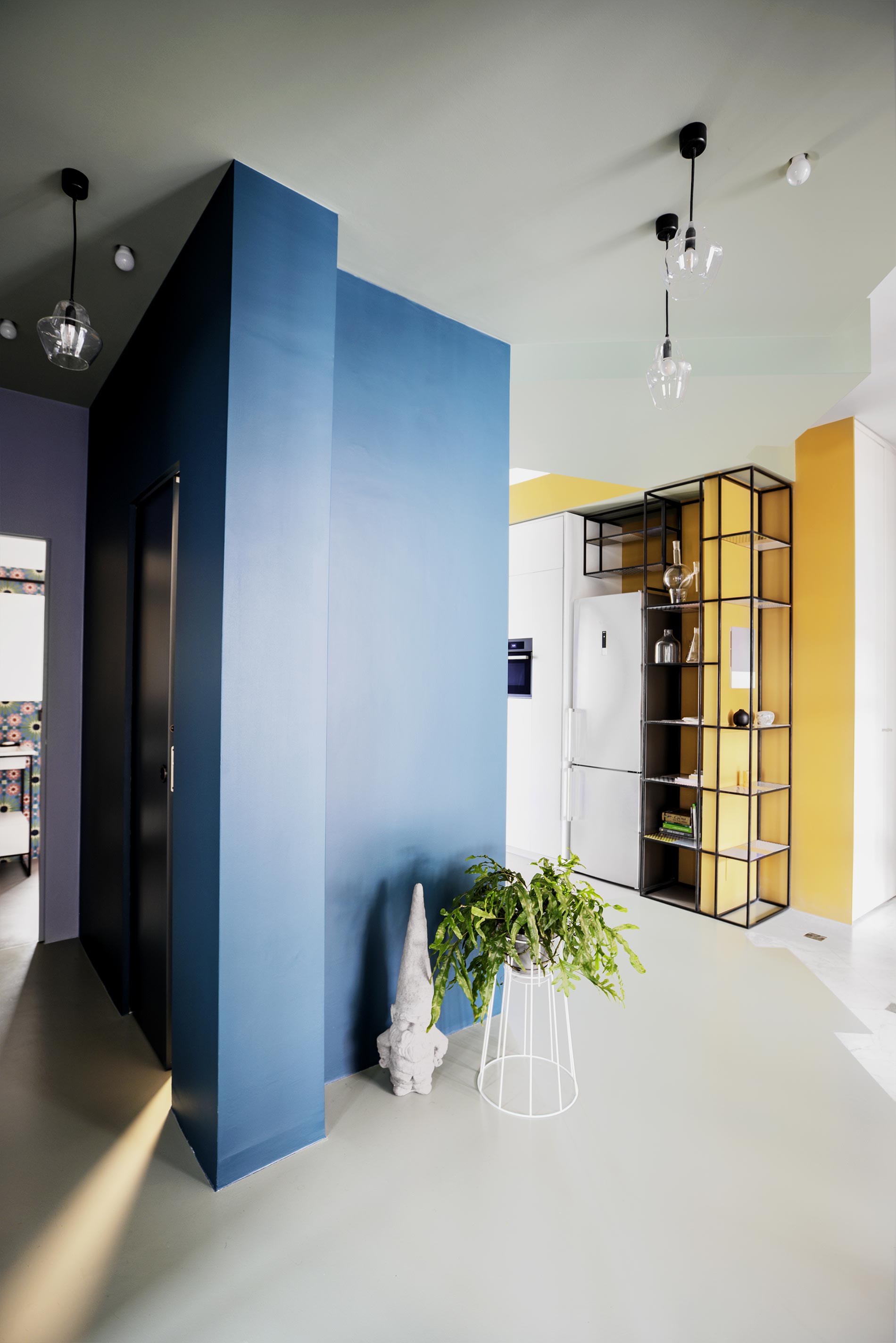 home tour torino blue wall