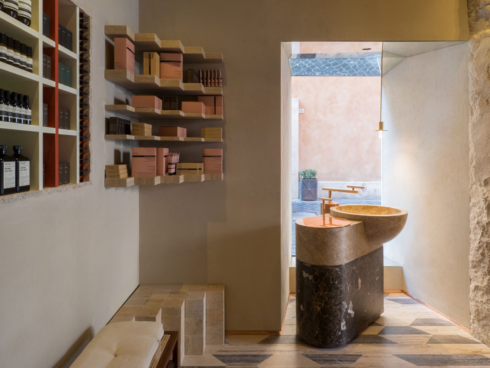 aesop store san lorenzo in lucina guadagnino