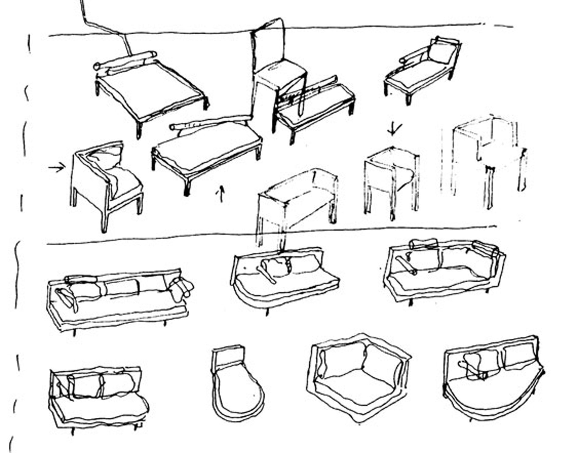 divano sity antonio citterio b&b icona del design divani