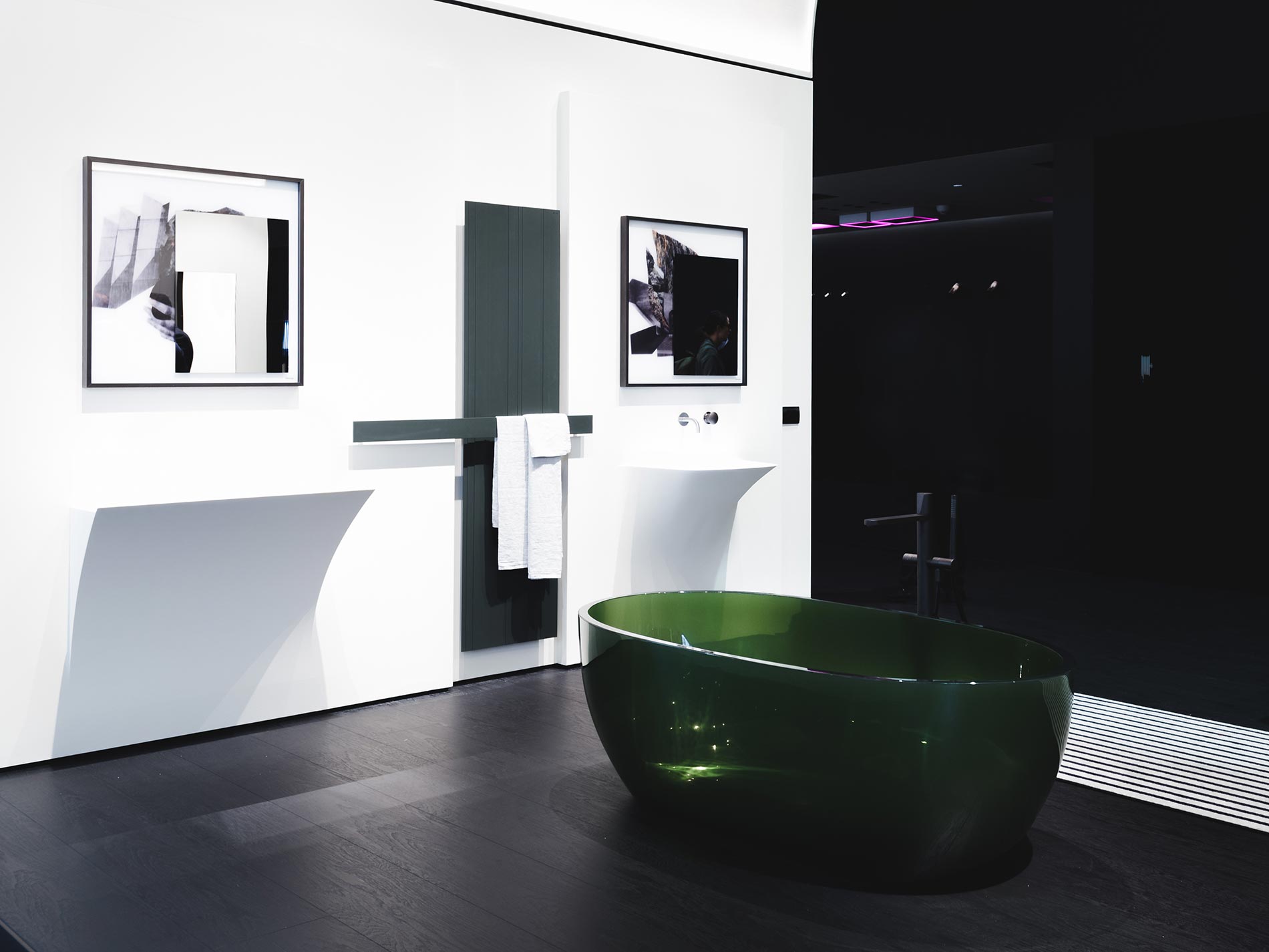 interpretazioni di una vasca freestanding, antoniolupi