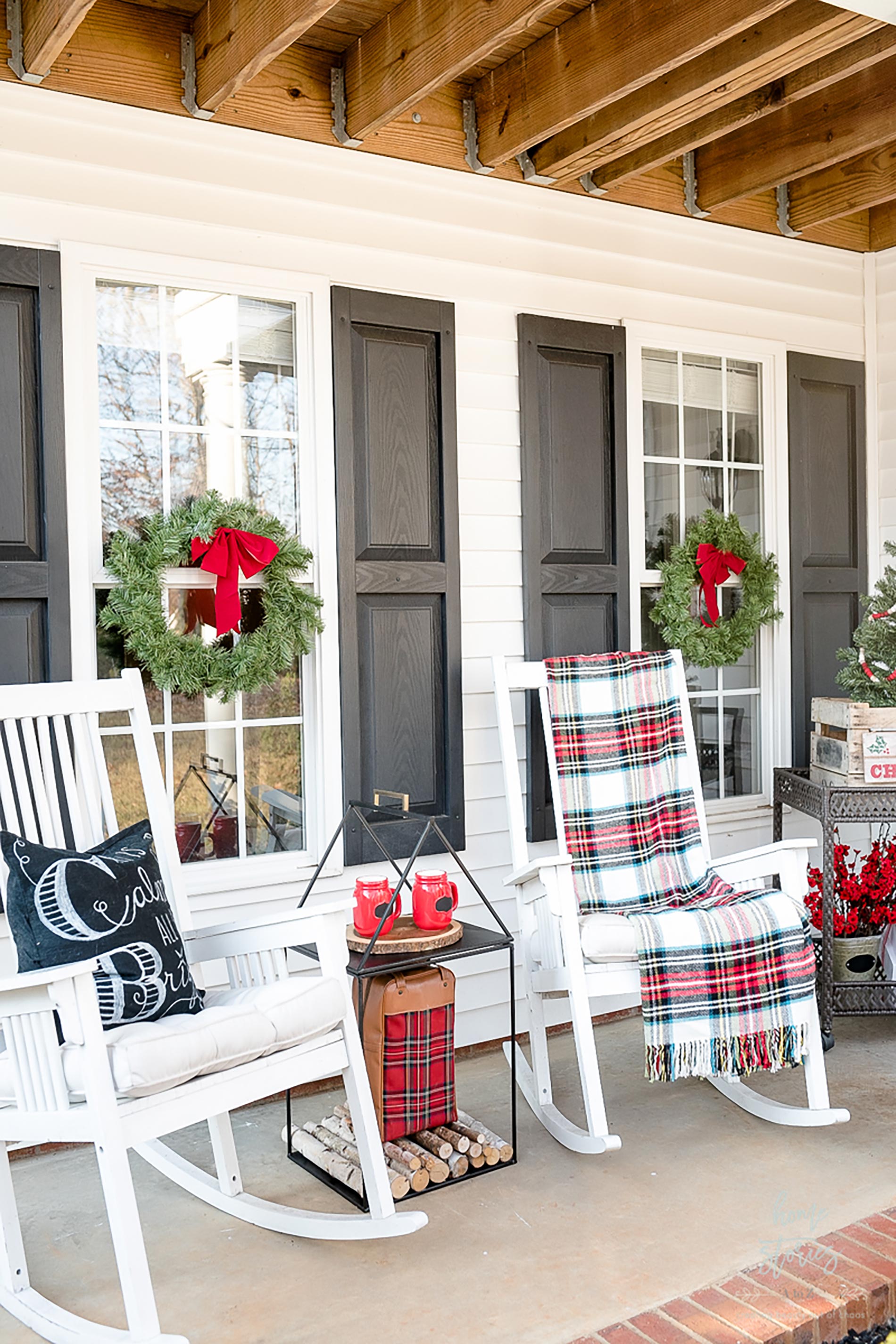 american christmas patio